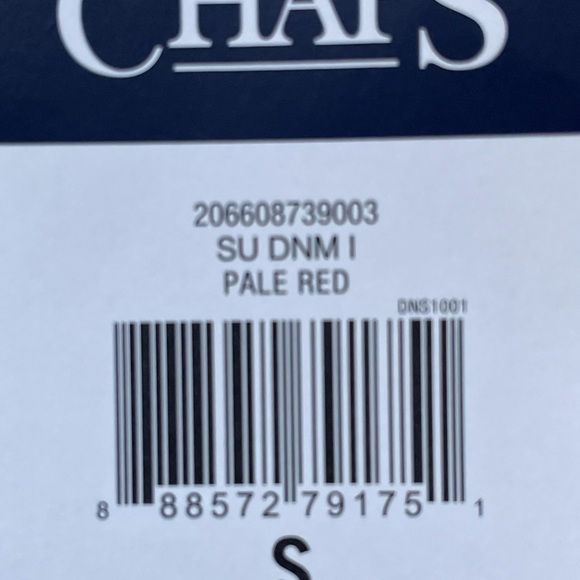 Chaps Pale Red Crocheted Lace Blouse top. Size Small - Picture 12 of 13